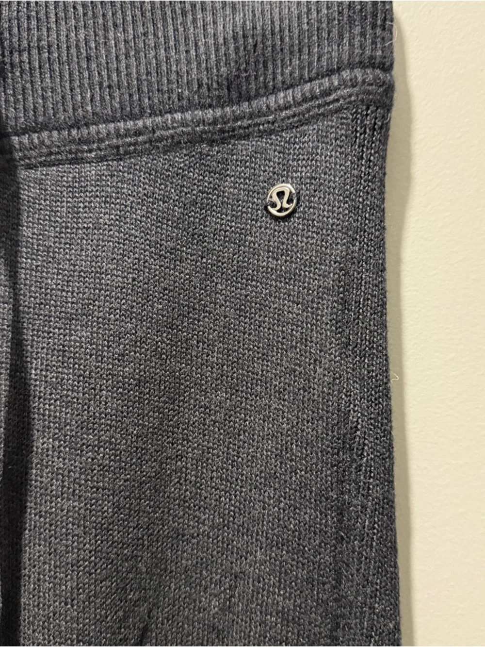 Lululemon Ribbed Merino Wool Blend Stir-up Tights - Black/grey - Picture 3 of 7